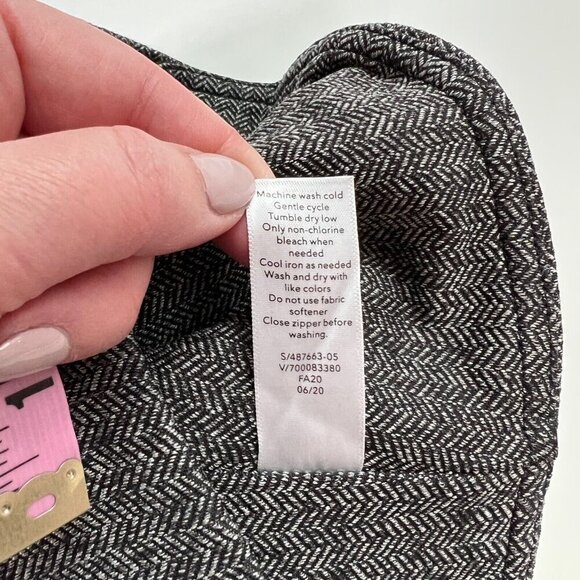 Athleta Women's XS Delancey Herringbone Tight Black Abalone Grey Athletic Pocket - Picture 10 of 10